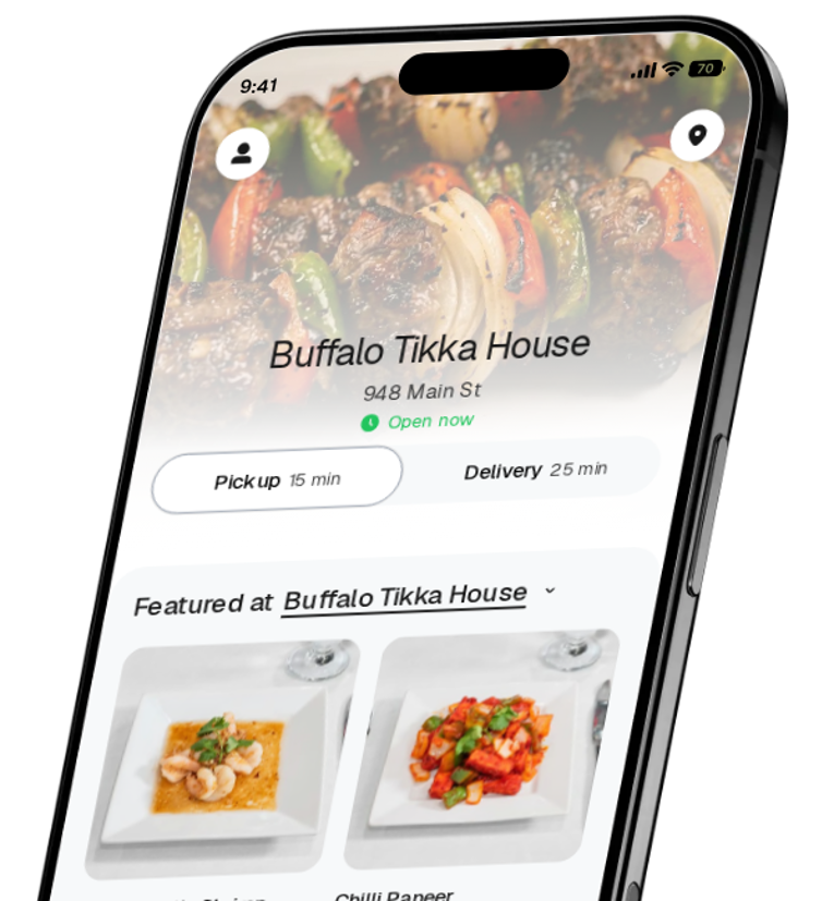 Buffalo Tikka House app preview