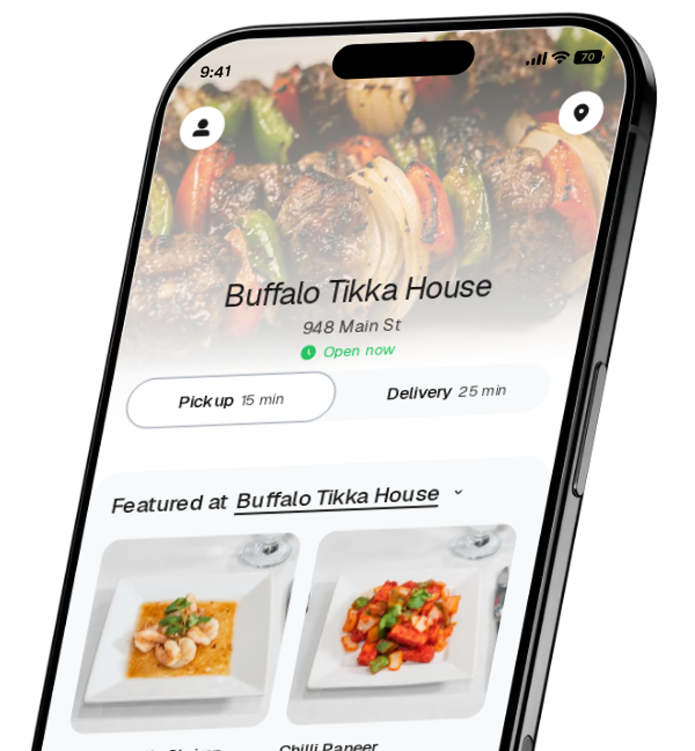 Buffalo Tikka House app preview