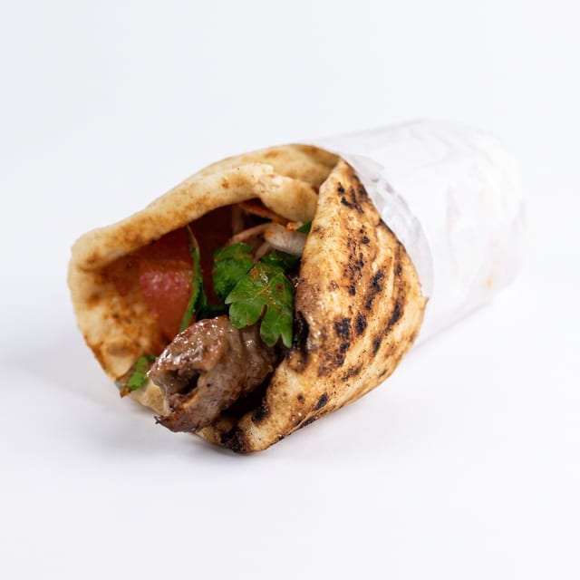 Chicken Shish Kabab Roll.