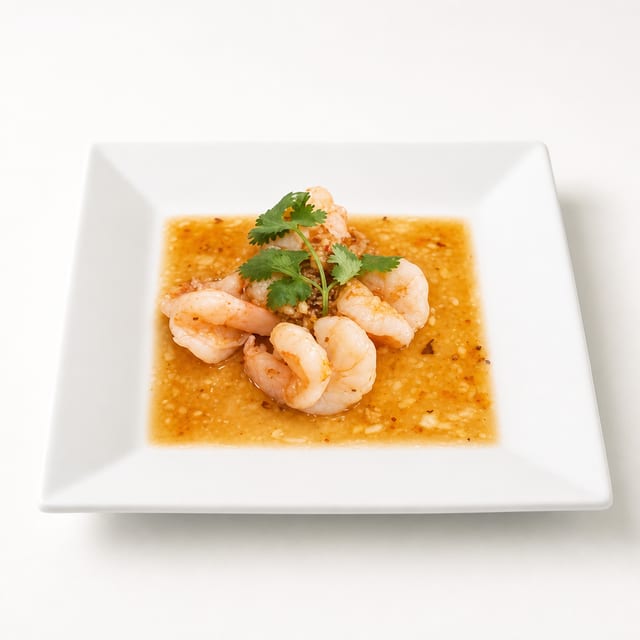 Honey Garlic Shrimp.
