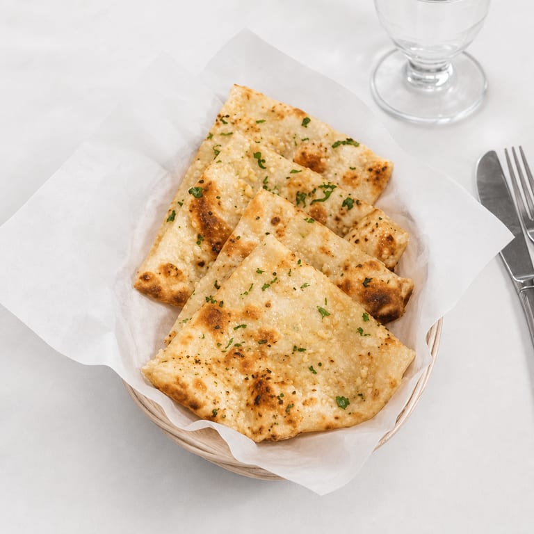 Delicious Garlic Naan