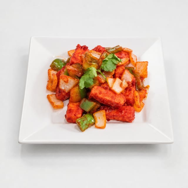 Chilli Paneer.